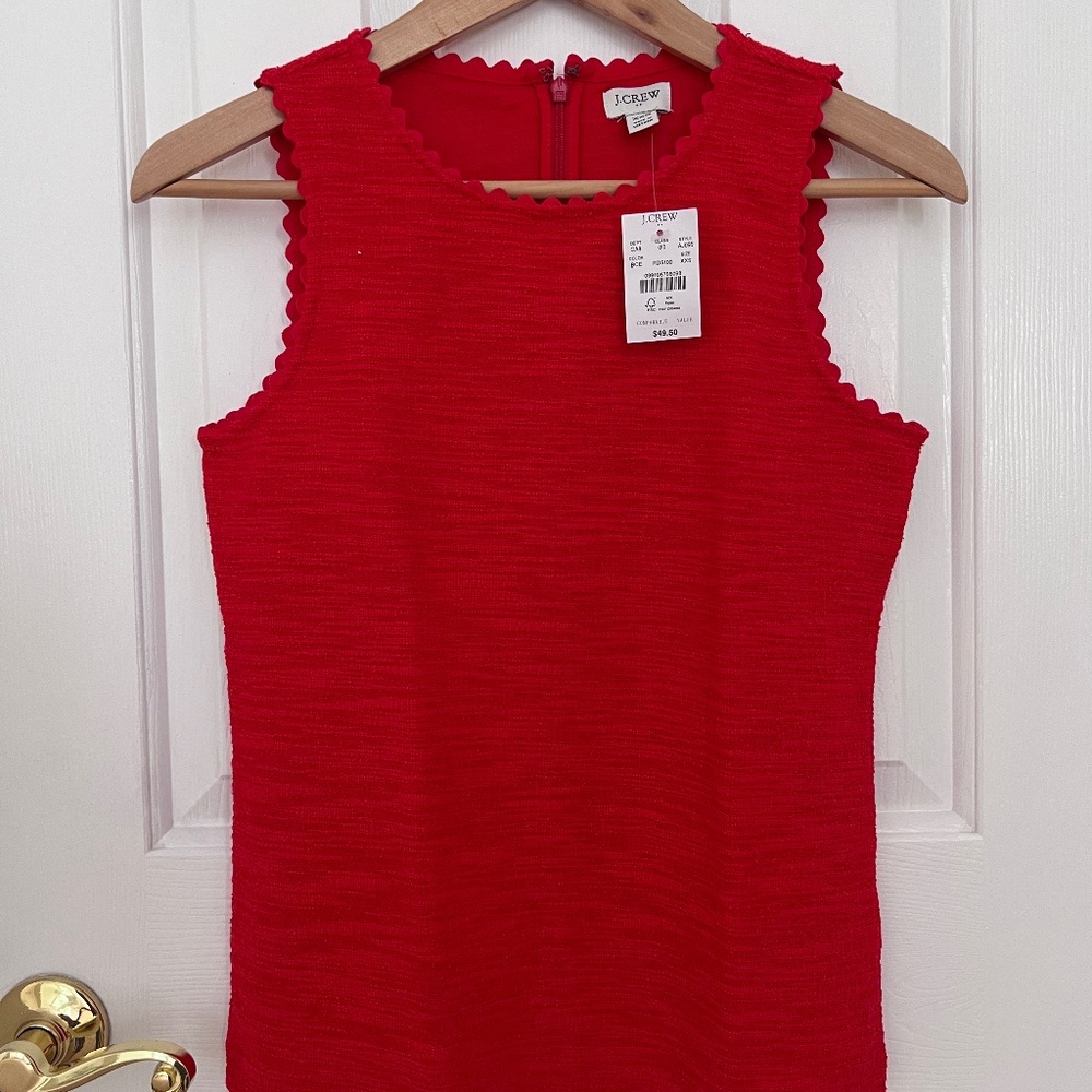 J Crew Red Shell